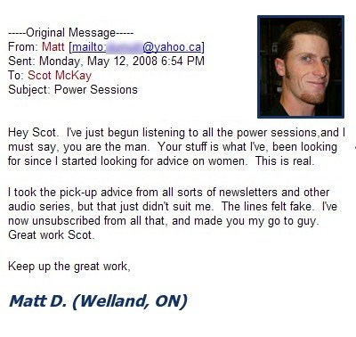 Matt In Canada Has 'Fired' The Pickup Gurus