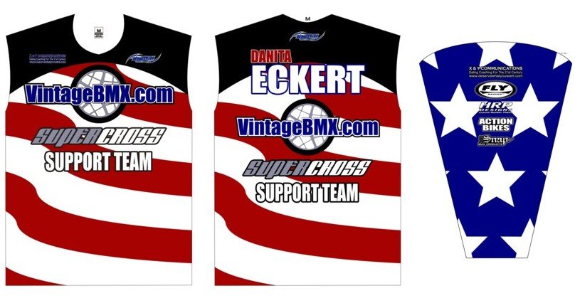 VintageBMX.com Supercross Support Team Jersey By Animal Designs